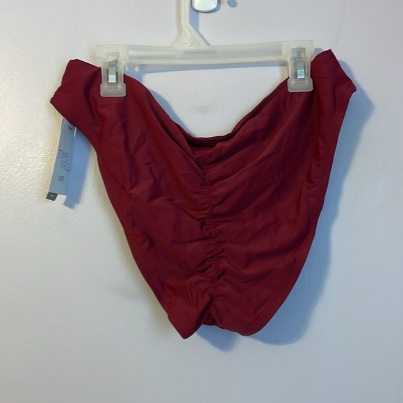 Time and Tru Berry Glow Cheeky Bikini Bottoms size L (12-14) Maroon - Picture 9 of 14
